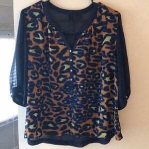 Funky Leopard Blouse